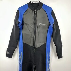Tilos Mens Titanium Dive Wetsuit Mens XL Black Blue Full Body Padded Knees